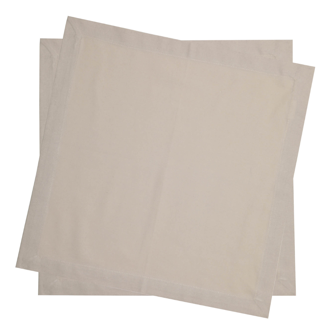 Set of 2 napkins in Cotton Areia 40x40