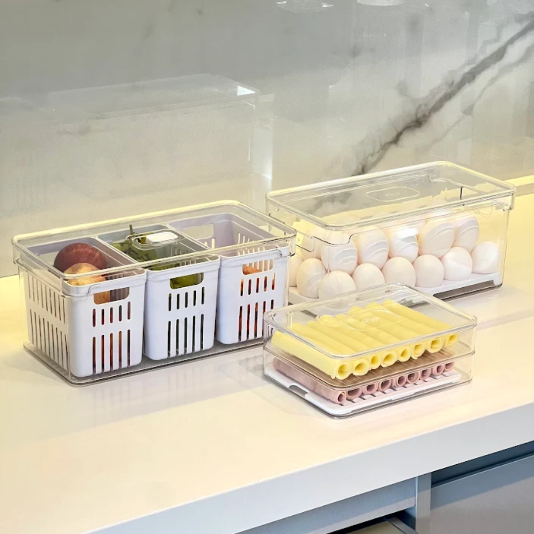 Refrigerator organizer set Organizada 3 Pieces