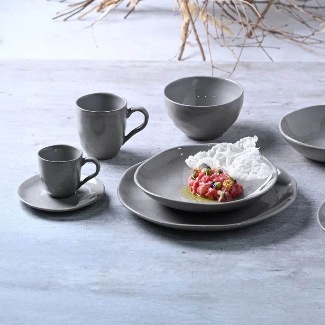 Bowl Ceramic Organic Bruma 558ml