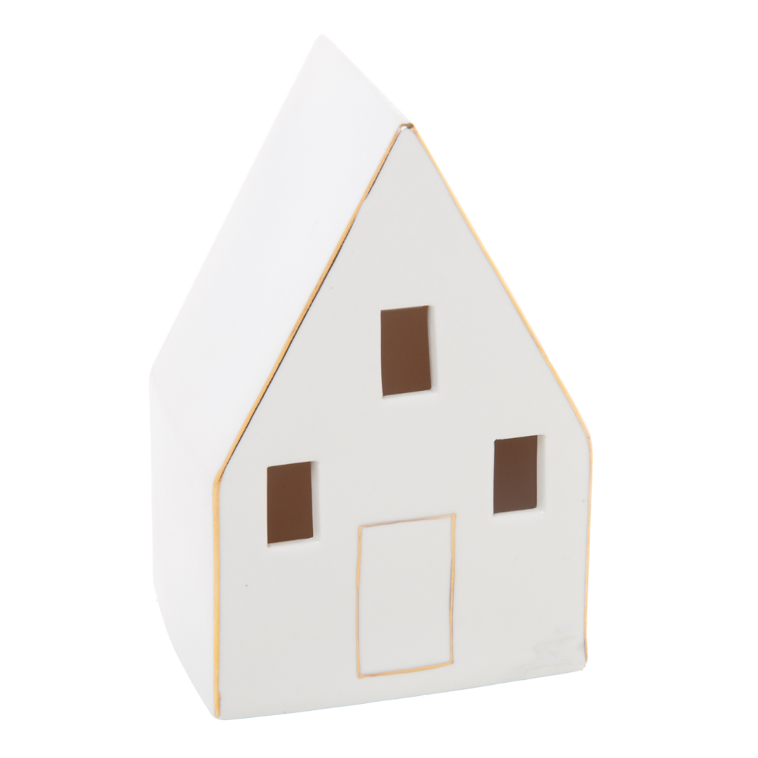 Sculpture Shelter house of light Ceramic 13,5cm