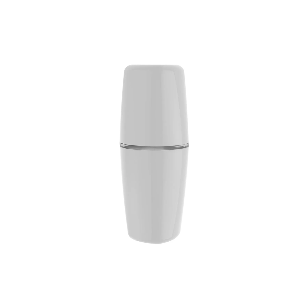 Bathroom set Toothbrush holder and Liquid soap dispenser Tulle White