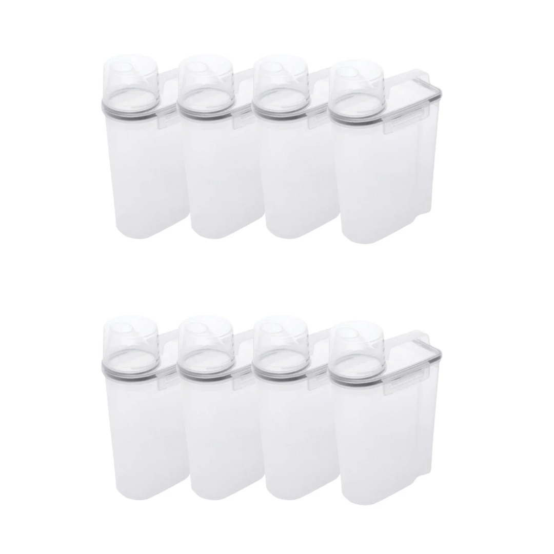 Kit 8 Airtight containers with Measuring cup 2,5 Liters