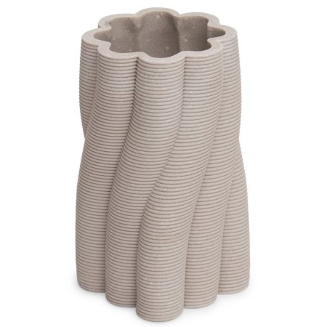 Catchall cup in polyresin 3D Gray 12,5cm