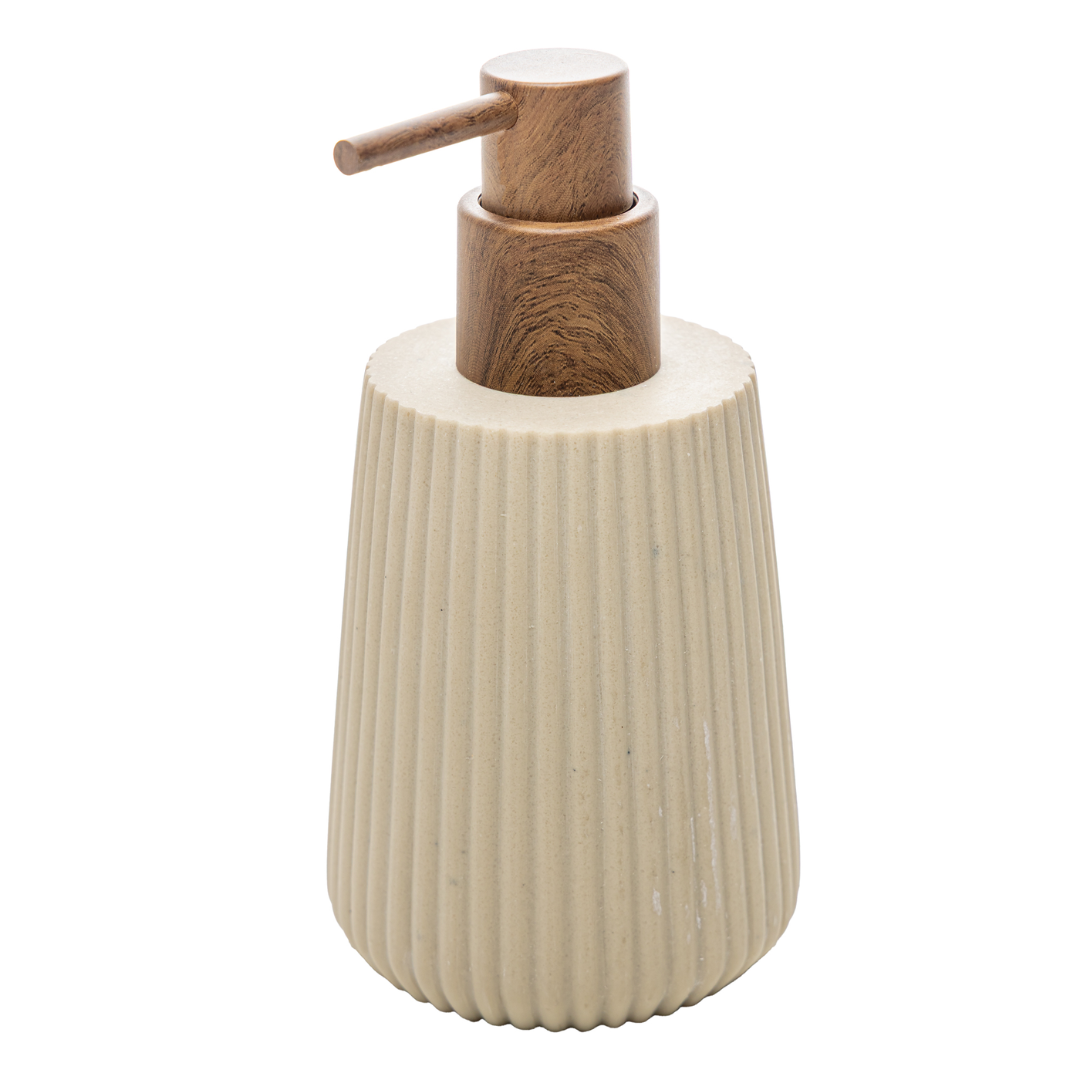 Liquid soap dispenser Striato Beige 245ml