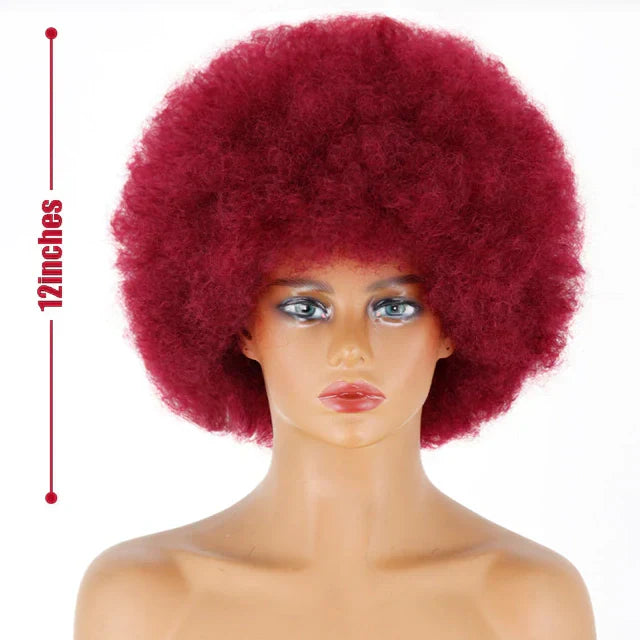 Peruca wig cacheada orgânica