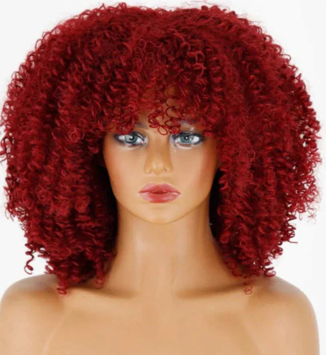 Peruca wig cacheada orgânica