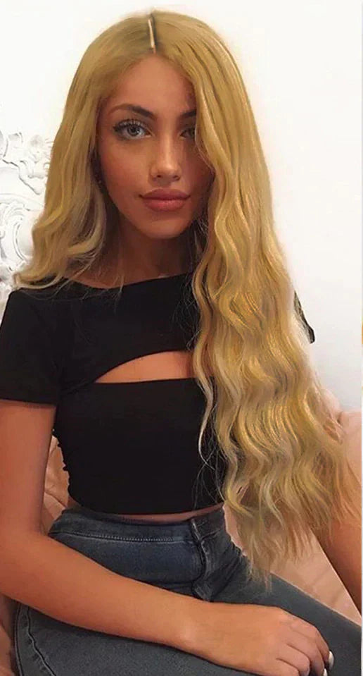 Peruca wig longa orgânico premium