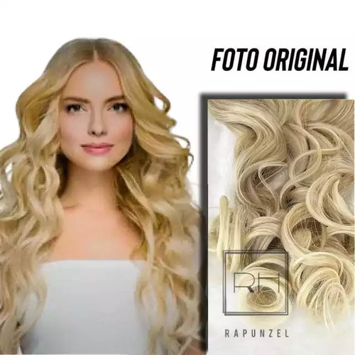 Aplique orgânico fibra premium fio invisível e tic tac