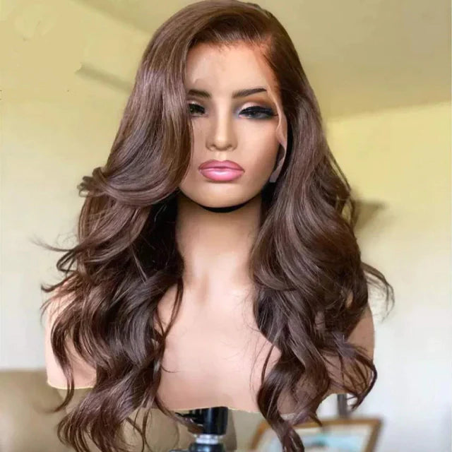 Lace wig com disfarce frontal