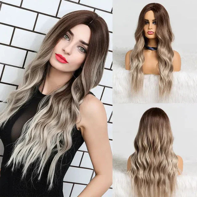 Peruca wig longa orgânico premium