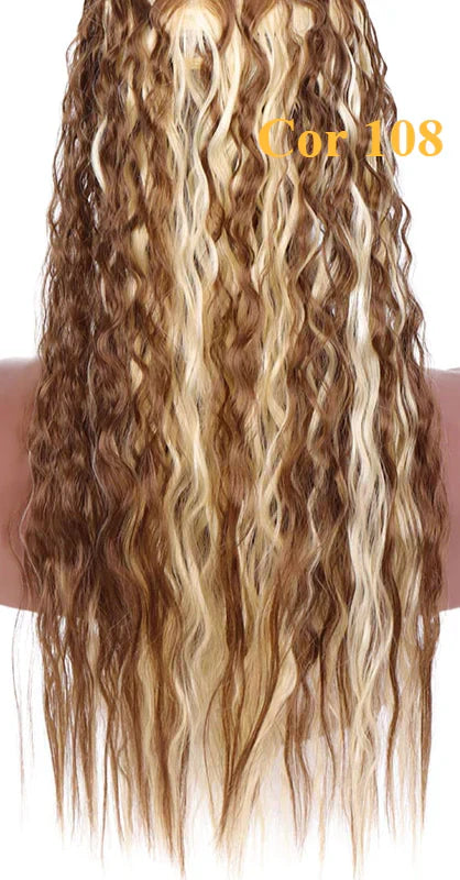 Aplique em tic tac cabelo orgânico