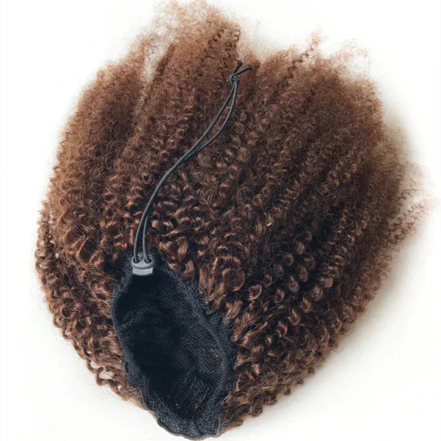 Rabo de Cavalo Coque puff crespo cabelo natural
