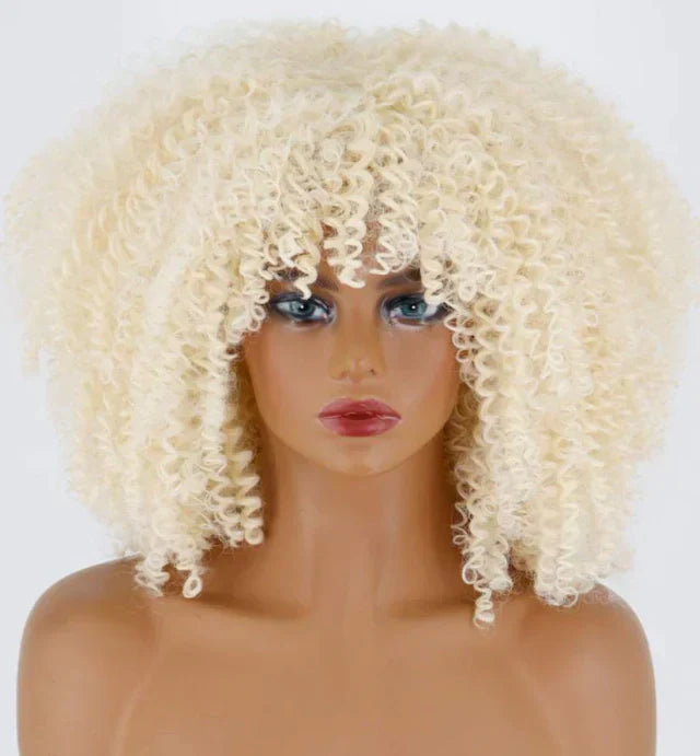 Peruca wig cacheada orgânica