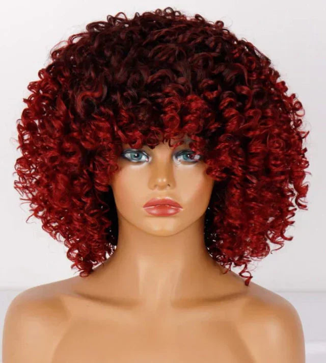Peruca wig cacheada orgânica