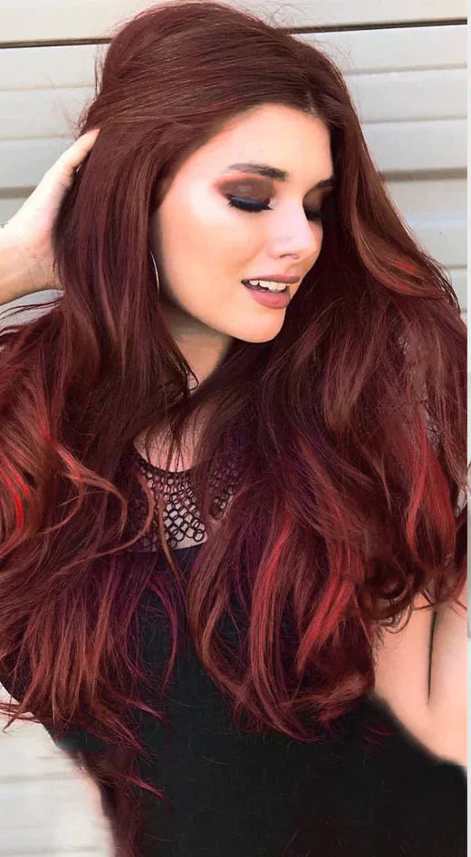 Peruca wig longa orgânico premium