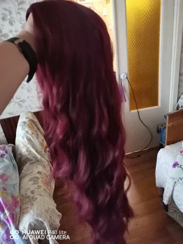 Peruca wig longa orgânico premium
