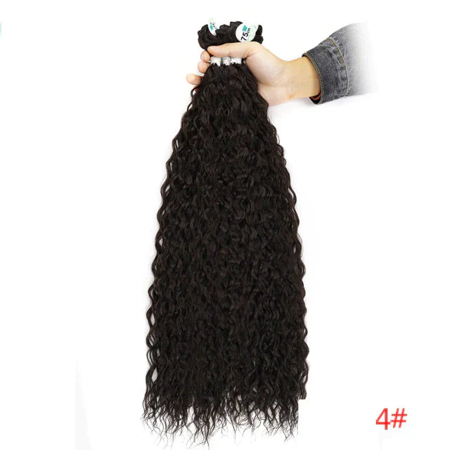 Pacotes na rede para entrelace cabelo orgânico