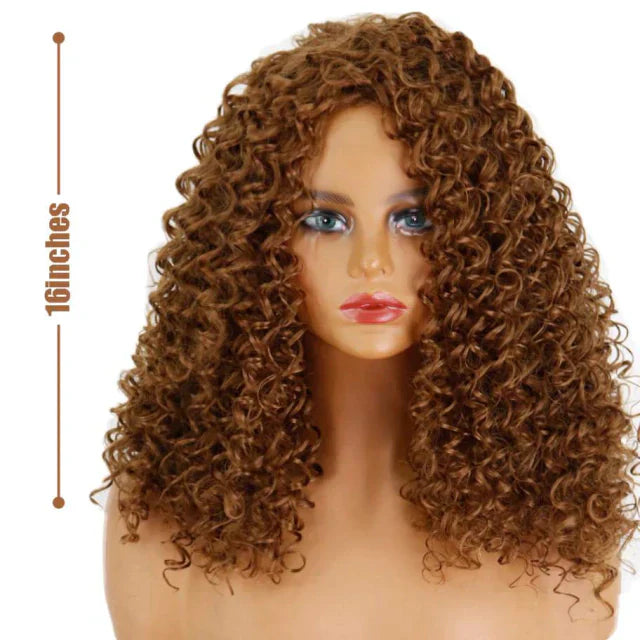 Peruca wig cacheada orgânica