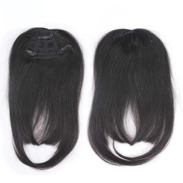 Franja cabelo natural em tic tac