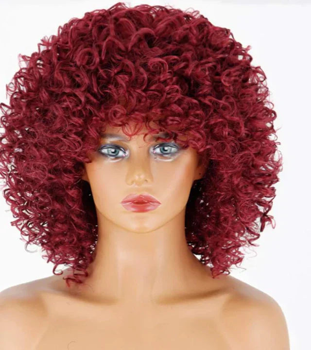 Peruca wig cacheada orgânica