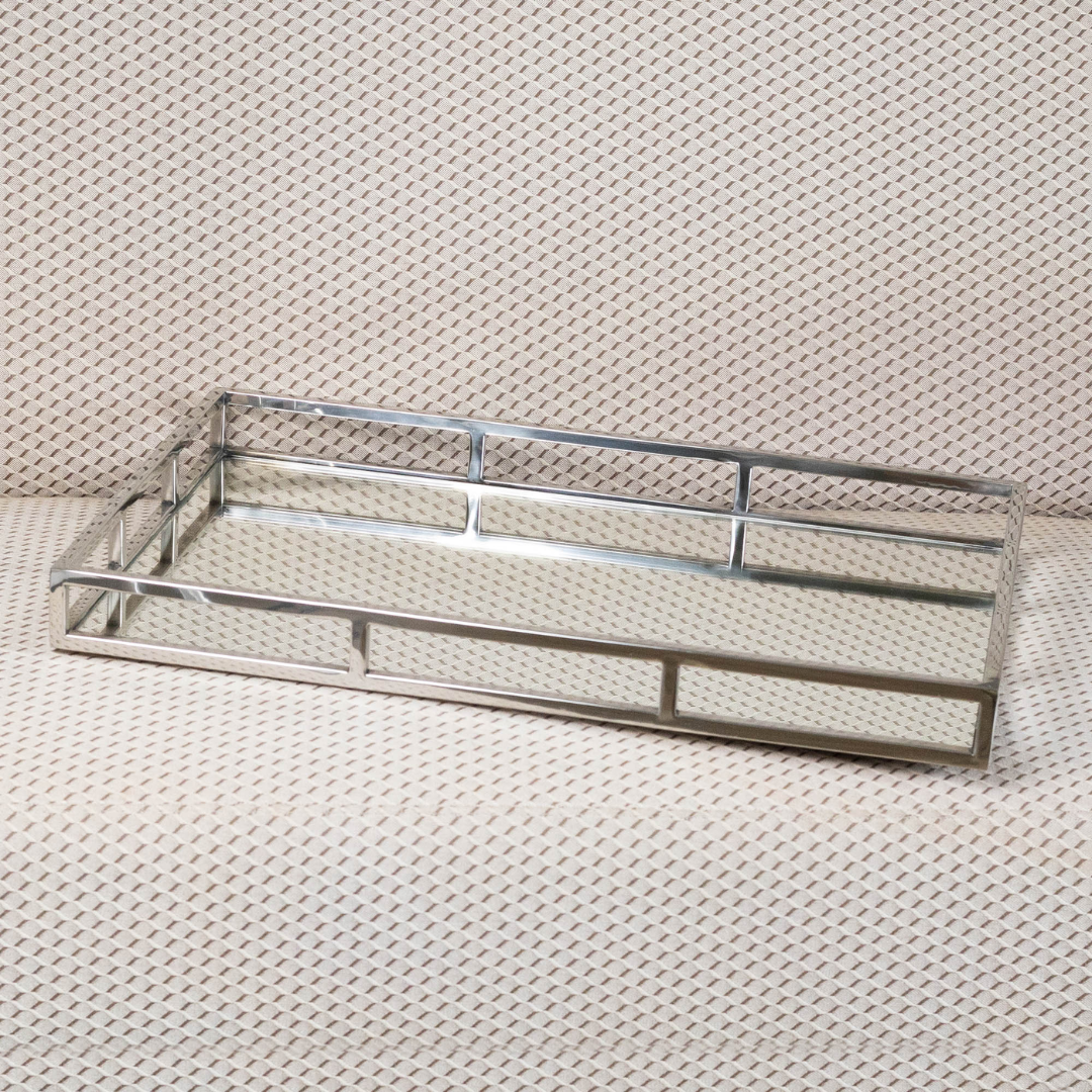 Tray of Stainless steel Chrome with mirror 56cm