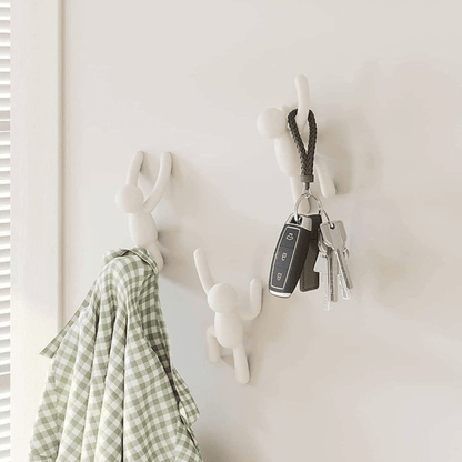 Buddy Set Wall hook rack White - 3 Pieces