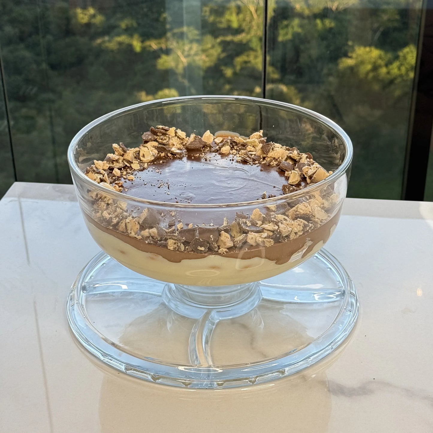 Cake stand 6 in 1 of Glass with lid Classic 30,7cm