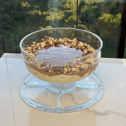 Cake stand 6 in 1 of Glass with lid Classic 30,7cm