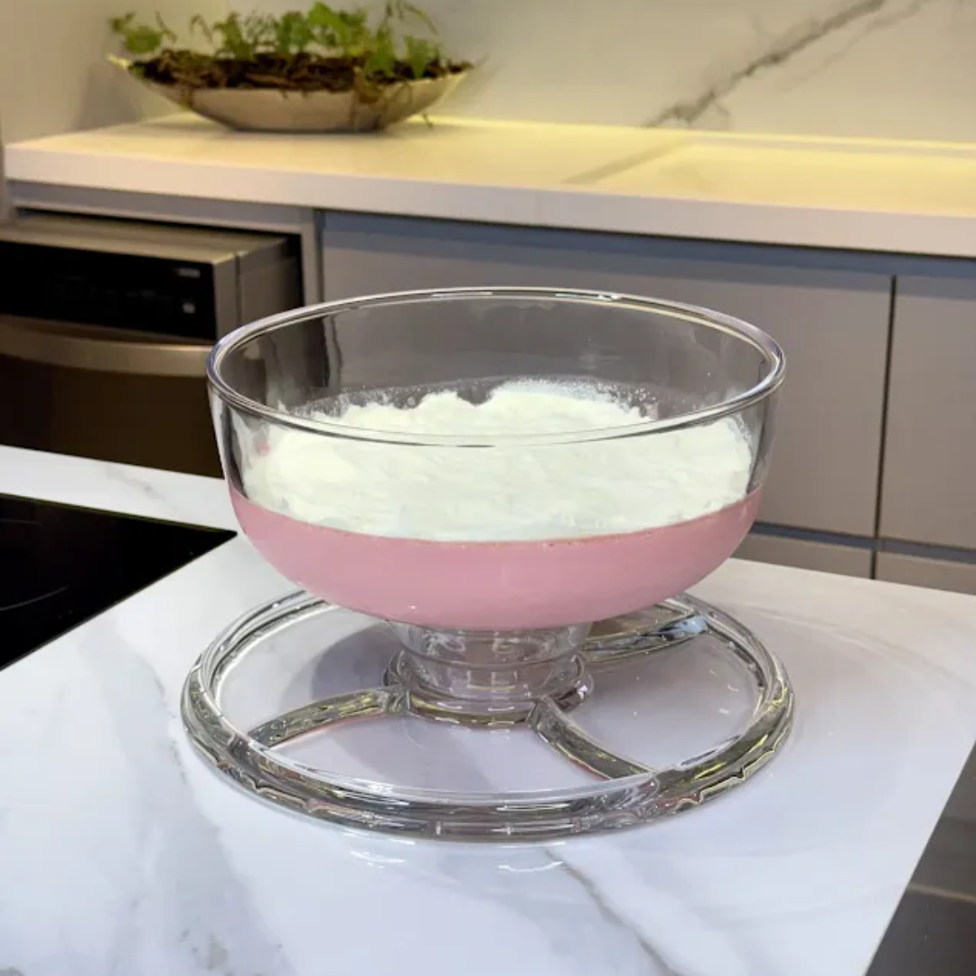 Cake stand 6 in 1 of Glass with lid Classic 30,7cm