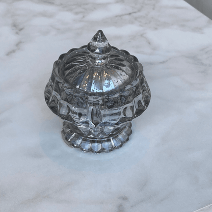 Candy jar Champagne in glass 11,5 cm