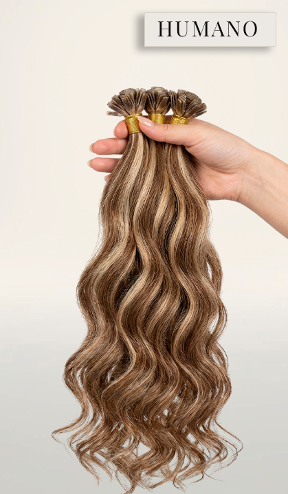 Cabelo Natural na queratina pronto para aplicação por profissional