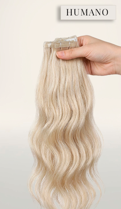 Cabelo na fita adesiva natural brasileiro