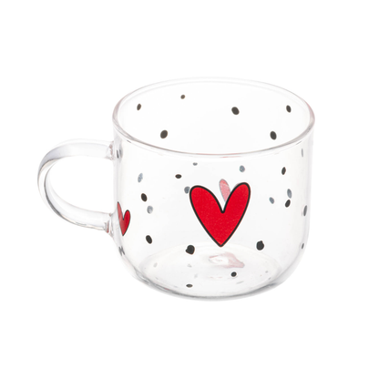 Mug Heart of Glass Borrosilicato 120ml