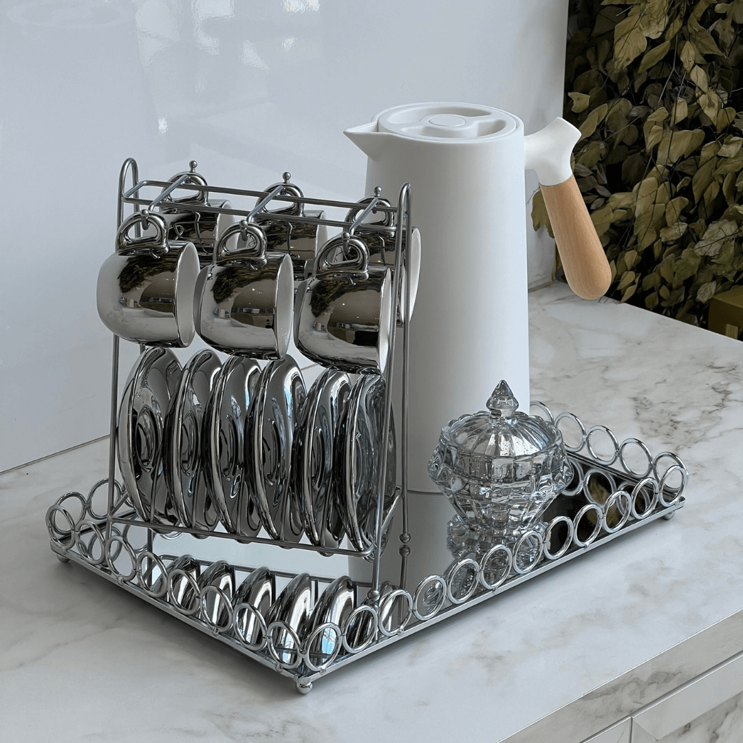 Candy jar Champagne in glass 11,5 cm