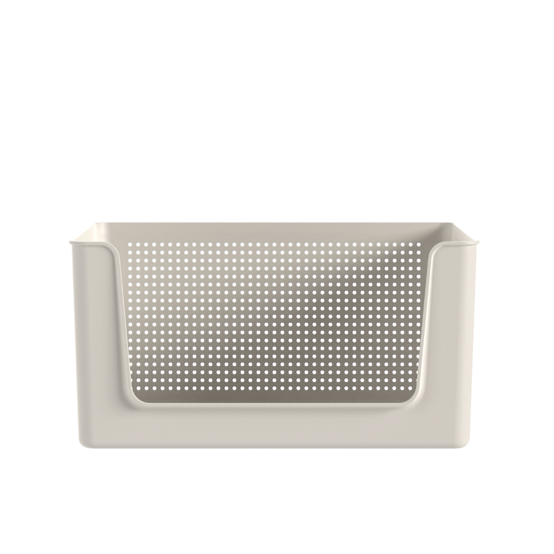 Front-loading basket Flow Beige 16L