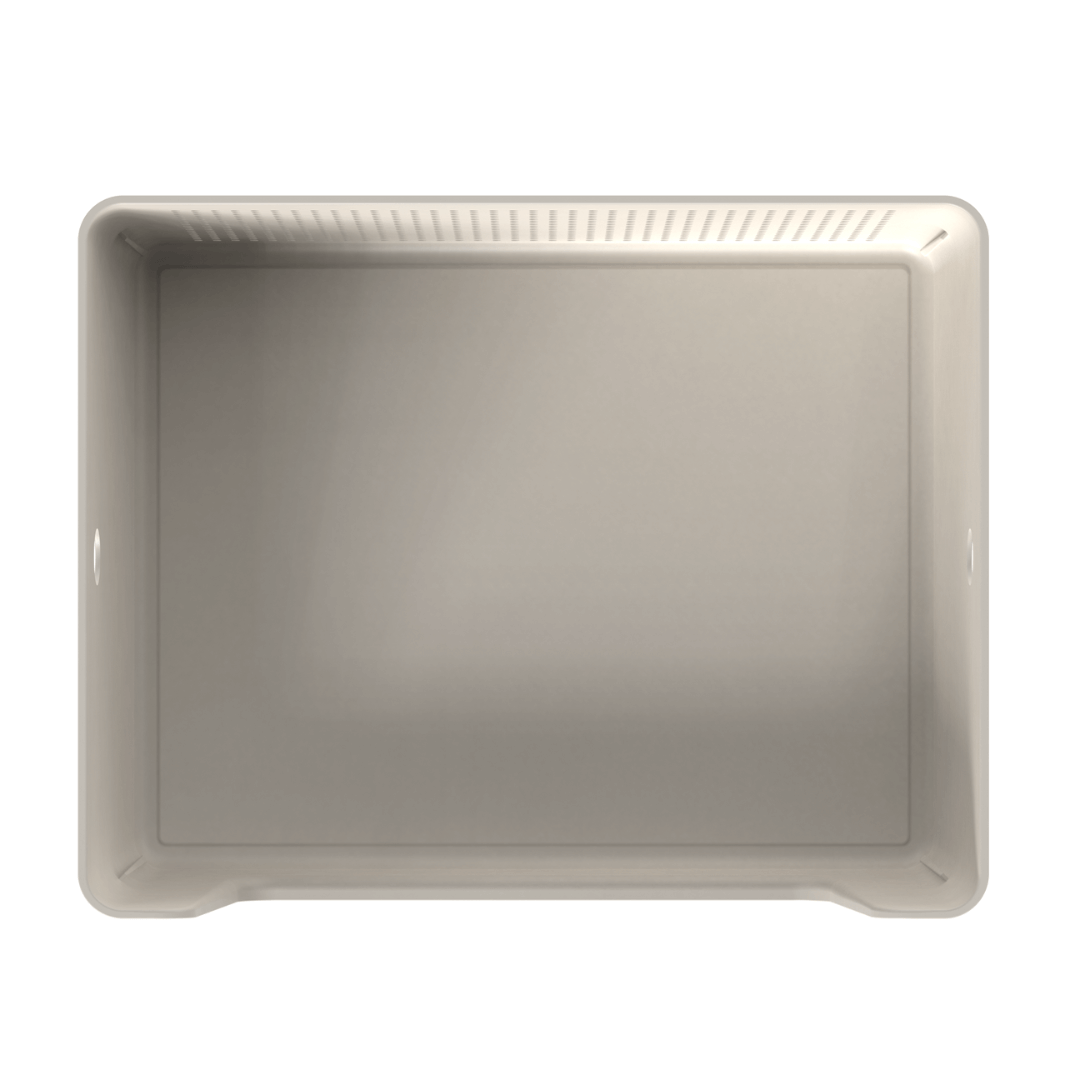 Front-loading basket Flow Beige 16L