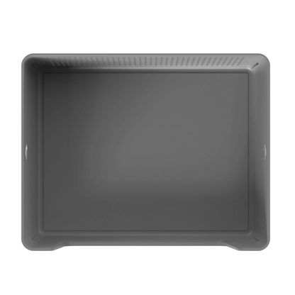 Front-loading basket Flow Lead gray 16L