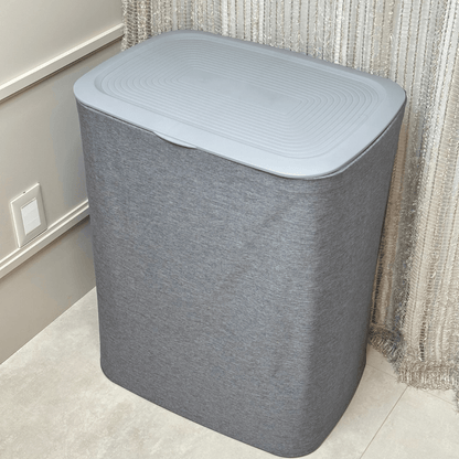 Laundry basket Double Premium Gray 90 Liters