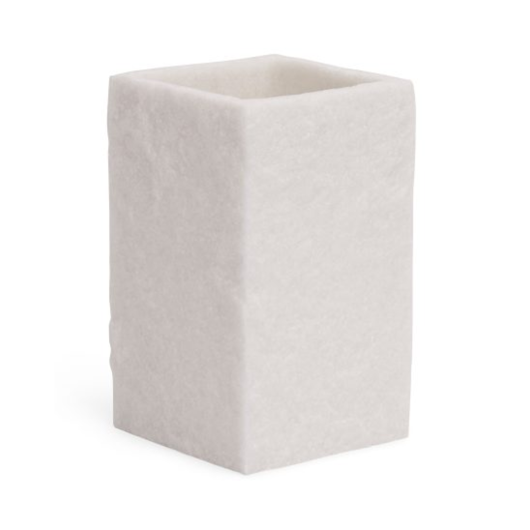 Catchall cup in polyresin White 11cm