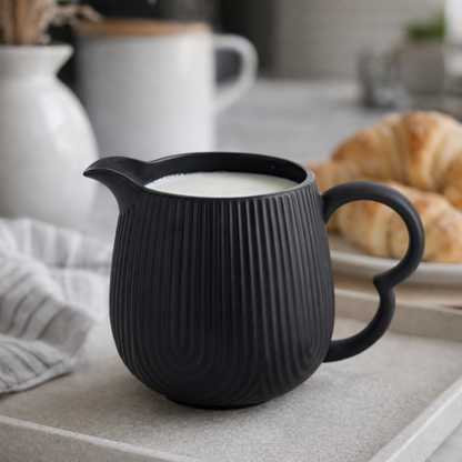 Creamer of Ceramic Oasis Black 300ml
