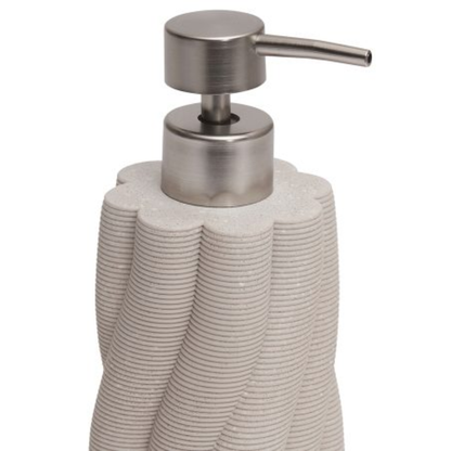 Liquid soap dispenser Polyresin 3D Gray 18cm