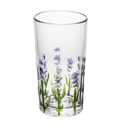 Highball glass Lavender Hand-painted Crystal 330ml
