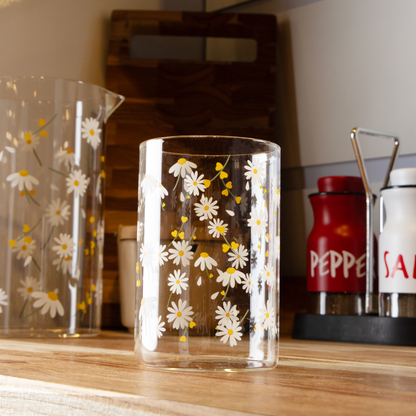 Set 2 Glasses in borosilicate glass Sunflower 280ml