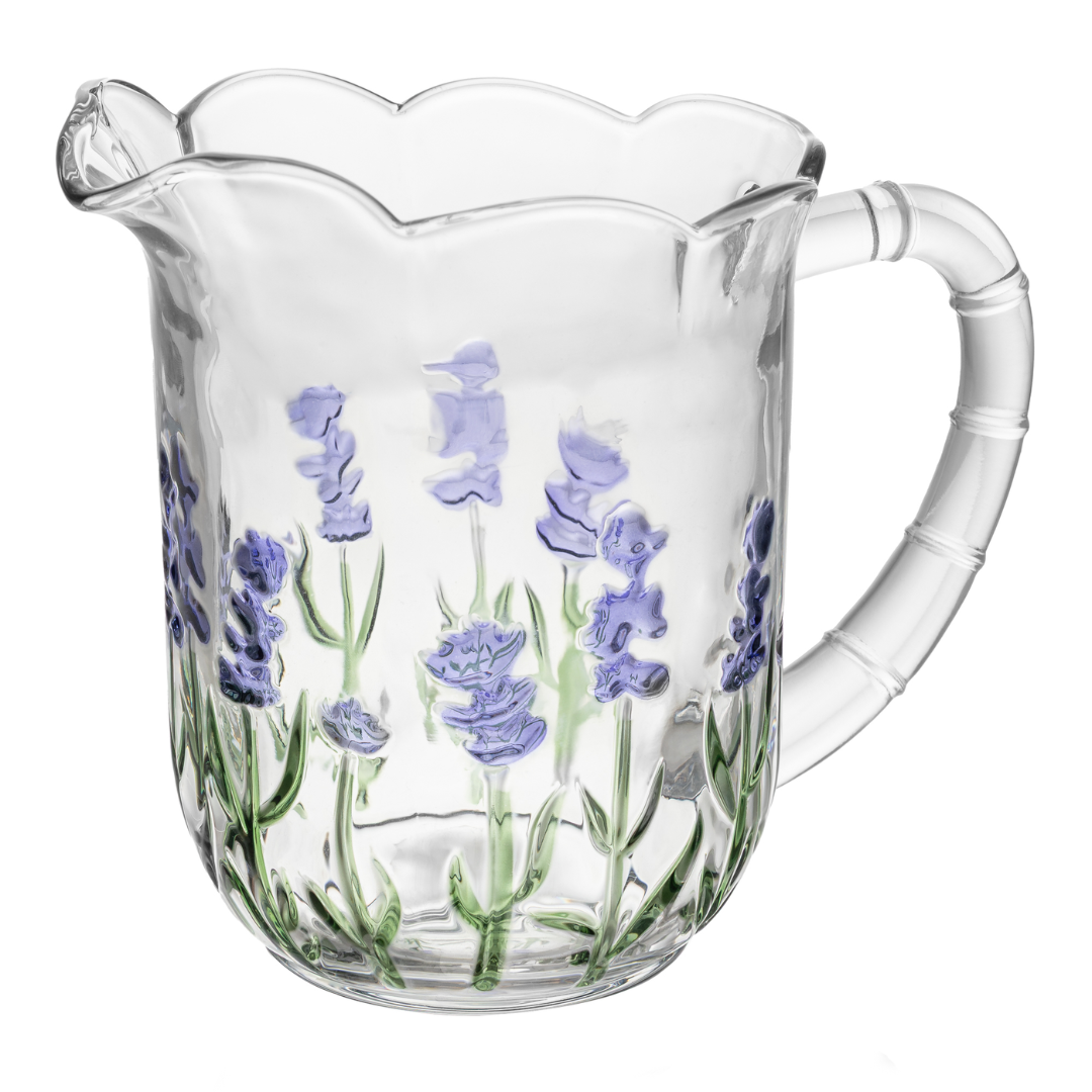 Pitcher Lavender Hand-painted Crystal 1,5L
