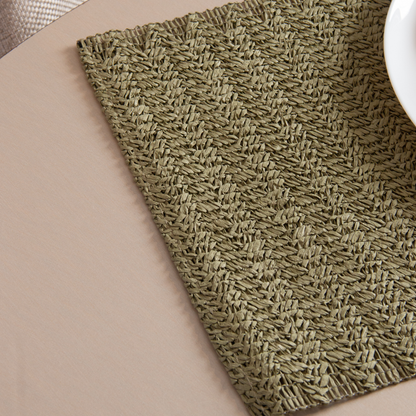 Rectangular placemat Elvea Paper Green 45x30