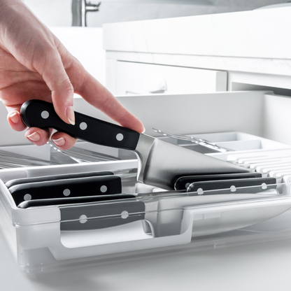 Knife organizer Clear White 37,5cm