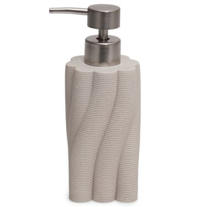 Liquid soap dispenser Polyresin 3D Gray 18cm
