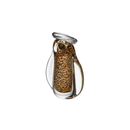 Figurine of Virgin Mary of Glass Gold 10cm