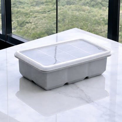 Ice mold 6 Cubes of Silicone Gray 16,5cm