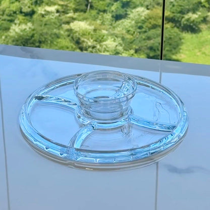 Cake stand 6 in 1 of Glass with lid Classic 30,7cm
